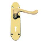 Victorian Lever Latch Scroll Privacy (H-1254)